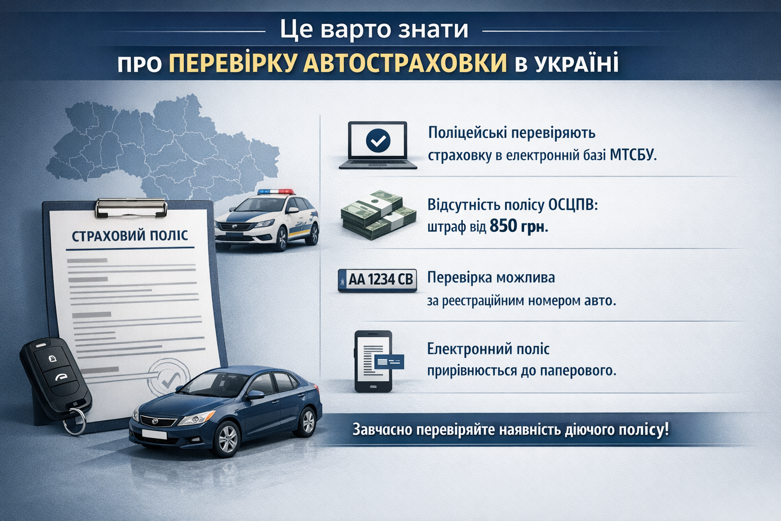 Це варто знати про перевірку автостраховки в Україні 